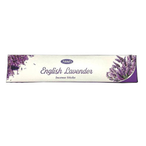 Incenso English Lavender Nikhl`s 15 Varetas