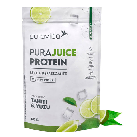 PuraJuice Protein Limão Puravida 60g