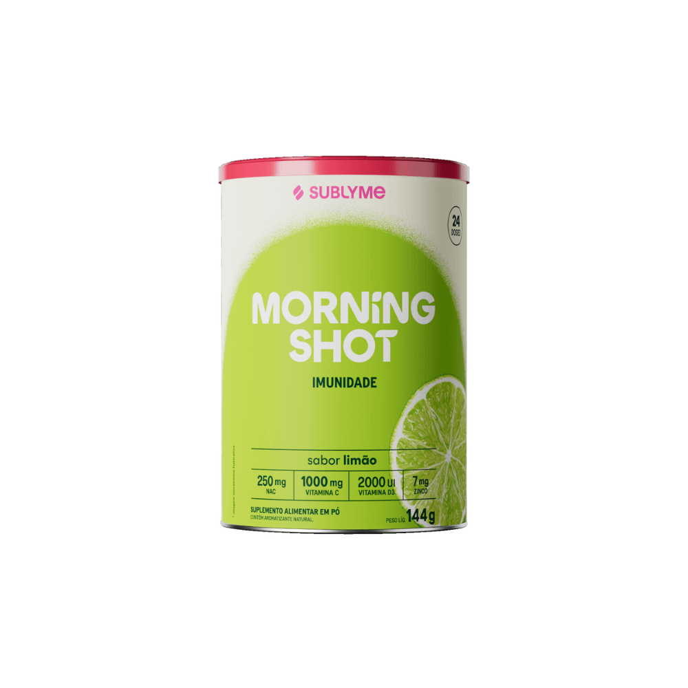 Suplemento Morning Shot Limão Sublyme 144G