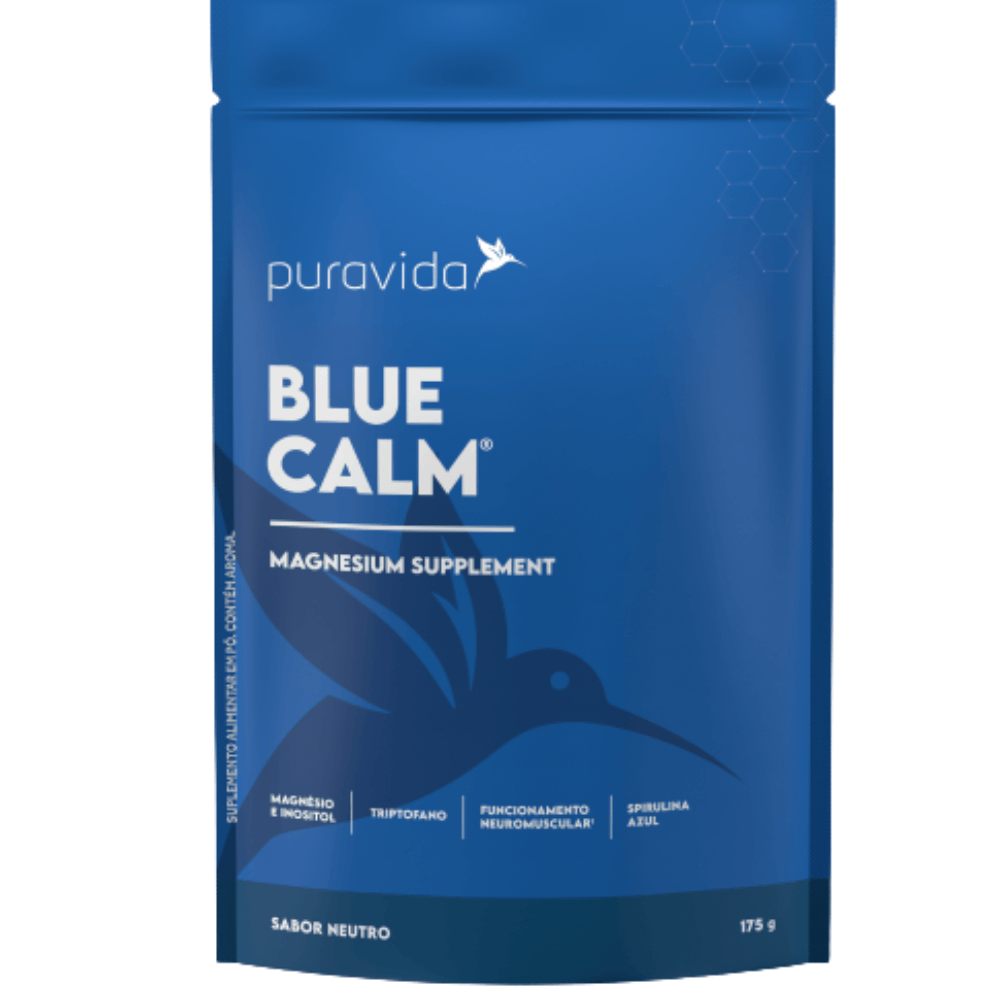 Magnésio Blue Calm Magnesium Neutro Puravida 175G