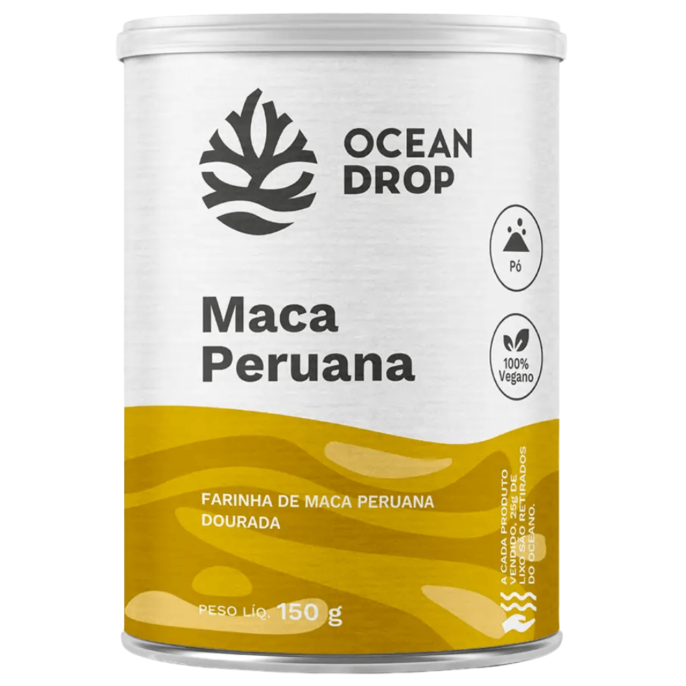 Farinha De Maca Peruana Dourada Ocean Drop 150G