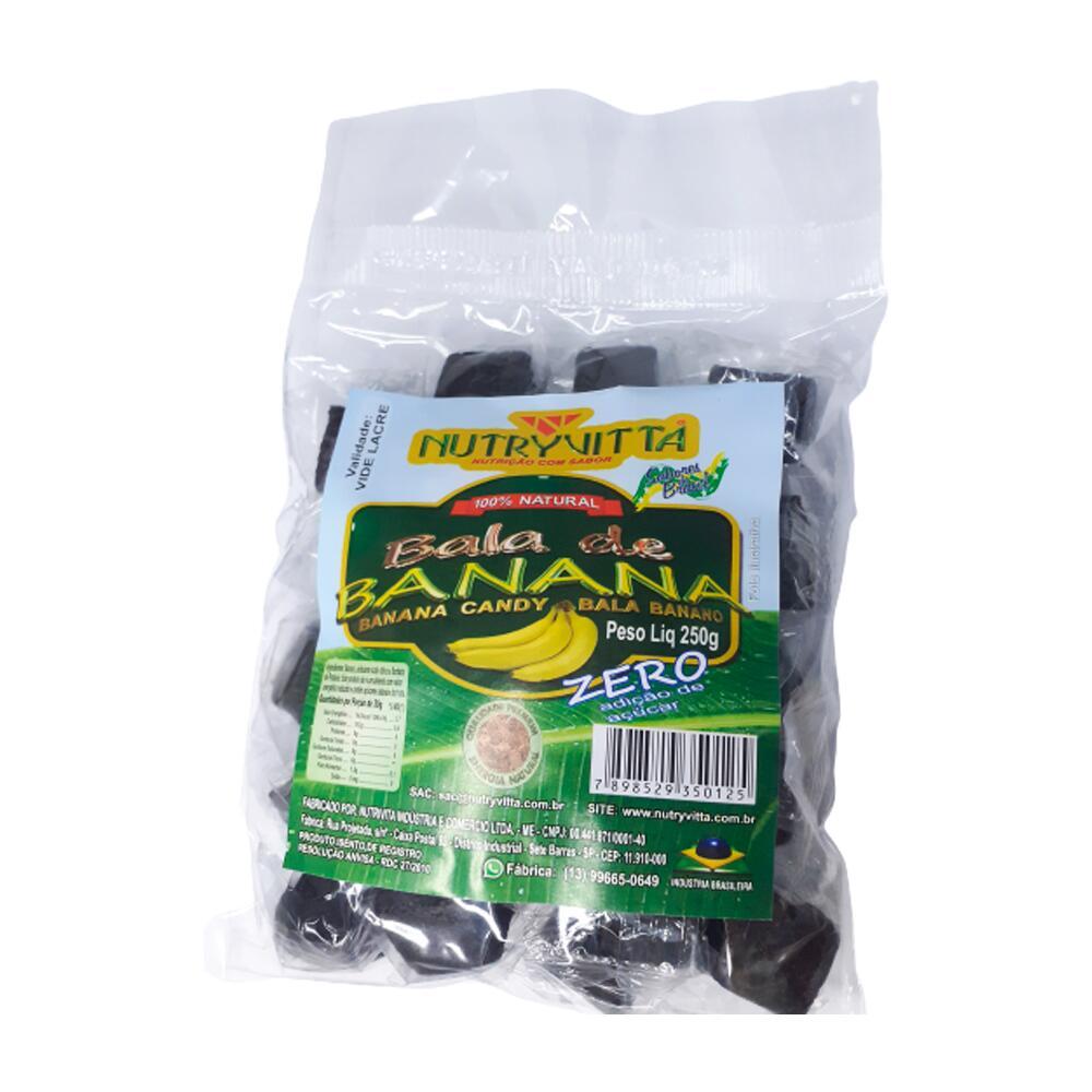 Bala de Banana Zero Açúcar NutryVitta (250g)