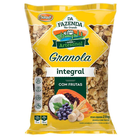 Granola Integral com Frutas Biosoft 230g