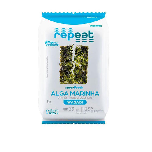 Snack de Alga com Wasabi Repeat 5g