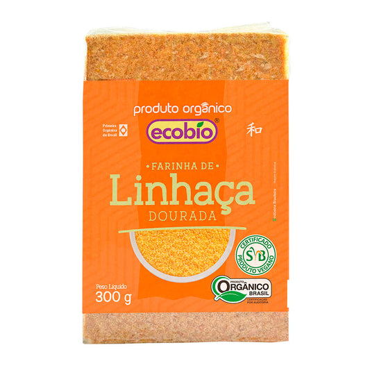 Farinha de Linhaça Dourada Orgânica Ecobio 300g