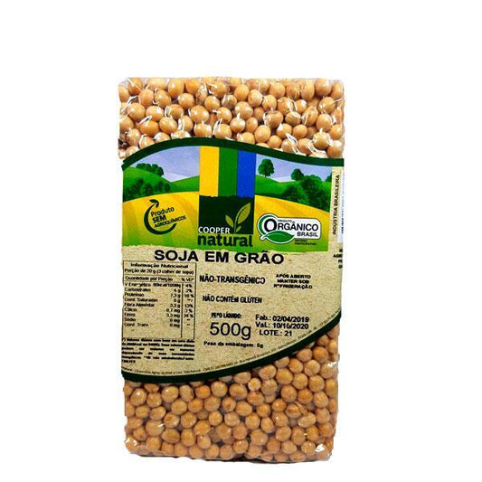 Soja em Grãos Orgânica Coopernatural 500g