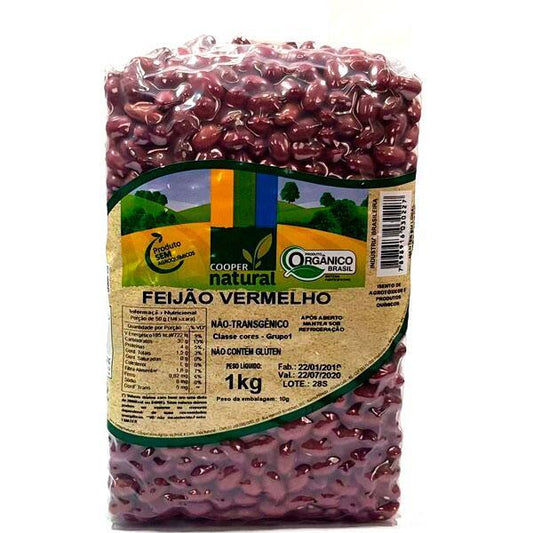 Feijão Vermelho Orgânico Coopernatural 1kg