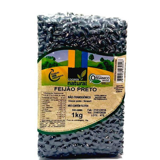 Feijão Preto Orgânico Coopernatural 1kg