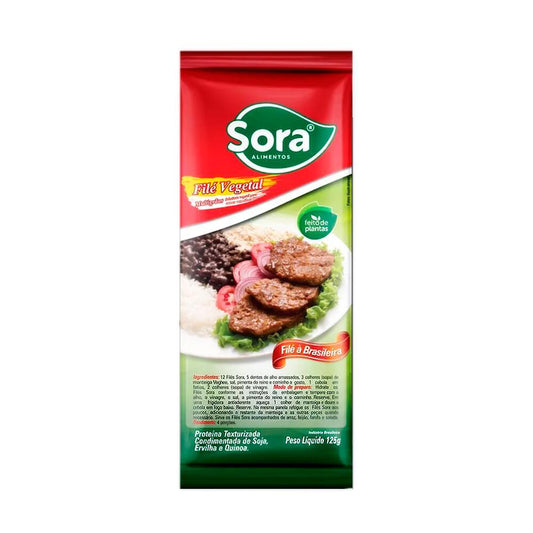 Filé de Proteína Vegetal Vermelho Sora 125g