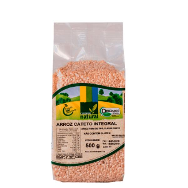 Arroz Cateto Integral Orgânico CooperNatural 500g