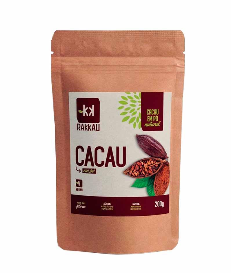 Cacau Premium Em Pó Rakkau 200g