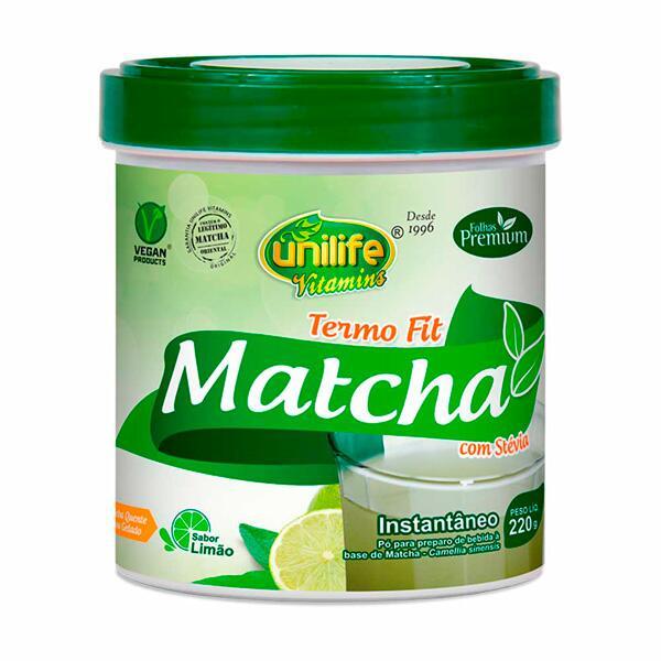 Matchá Instantâneo Limão Unilife 220g