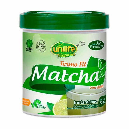 Matcha Termo Fit com Stévia Unilife 220g