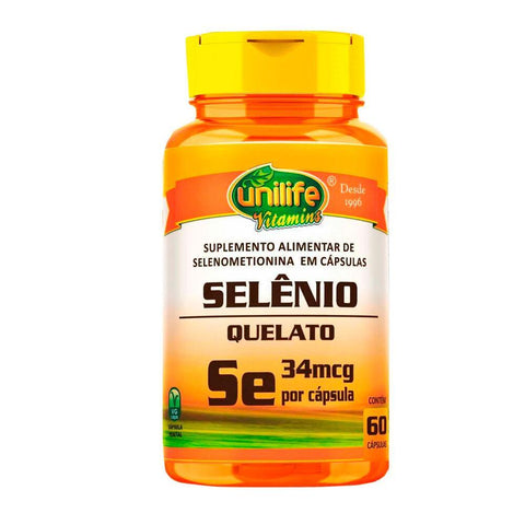 Selênio Quelato Se - Unilife - 60 Cápsulas