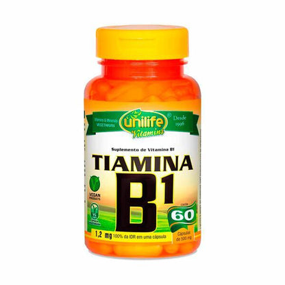 Vitamina B1 Tiamina - Unilife - 60 Cápsulas