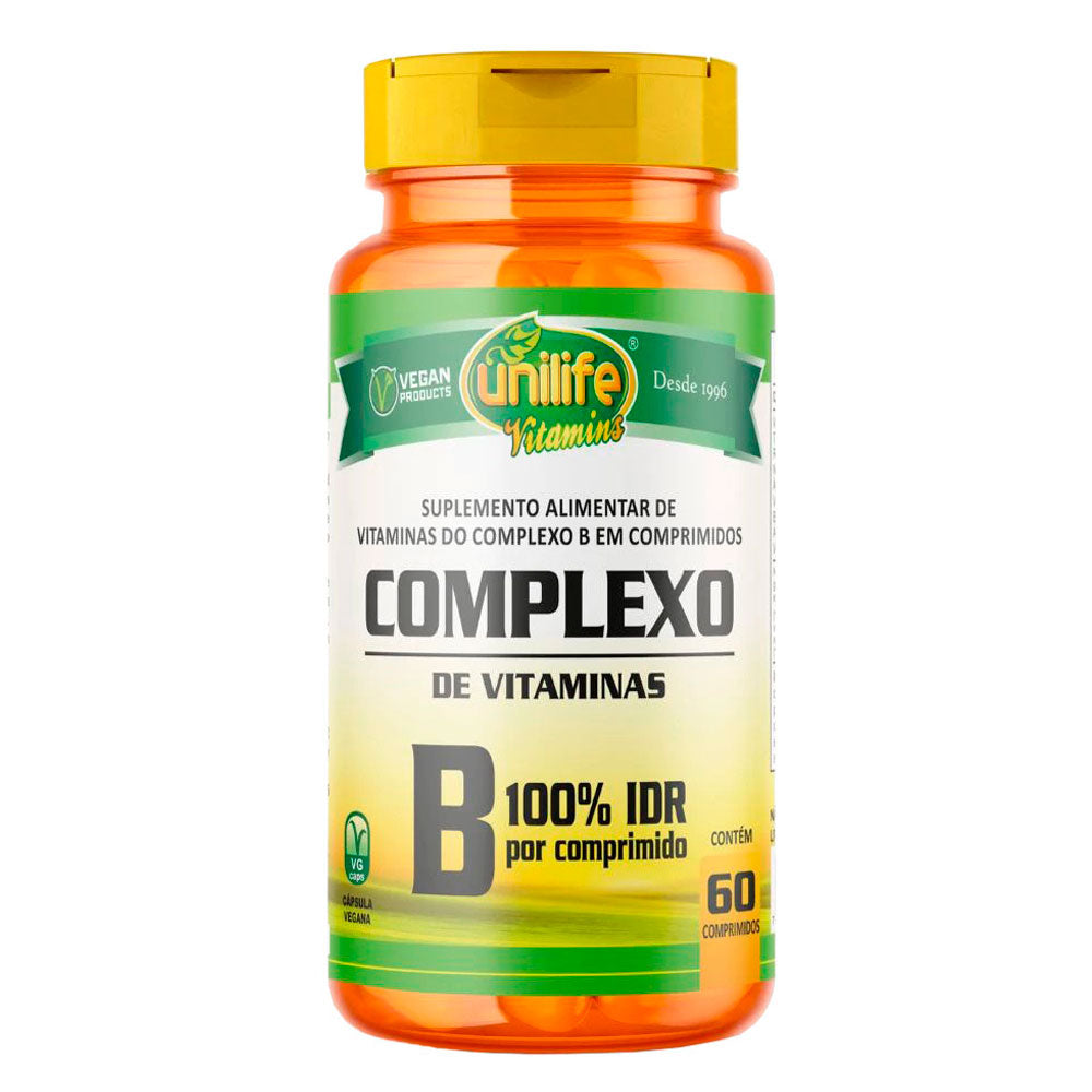 Vitamina Complexo B - Unilife - 60 Comprimidos