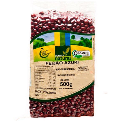 Feijão Azuki Orgânico Coopernatural 500g