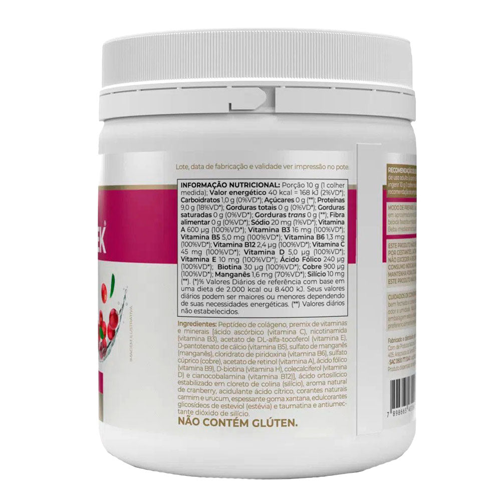 Colágeno Colagentek Sabor Cranberry Vitafor 300g