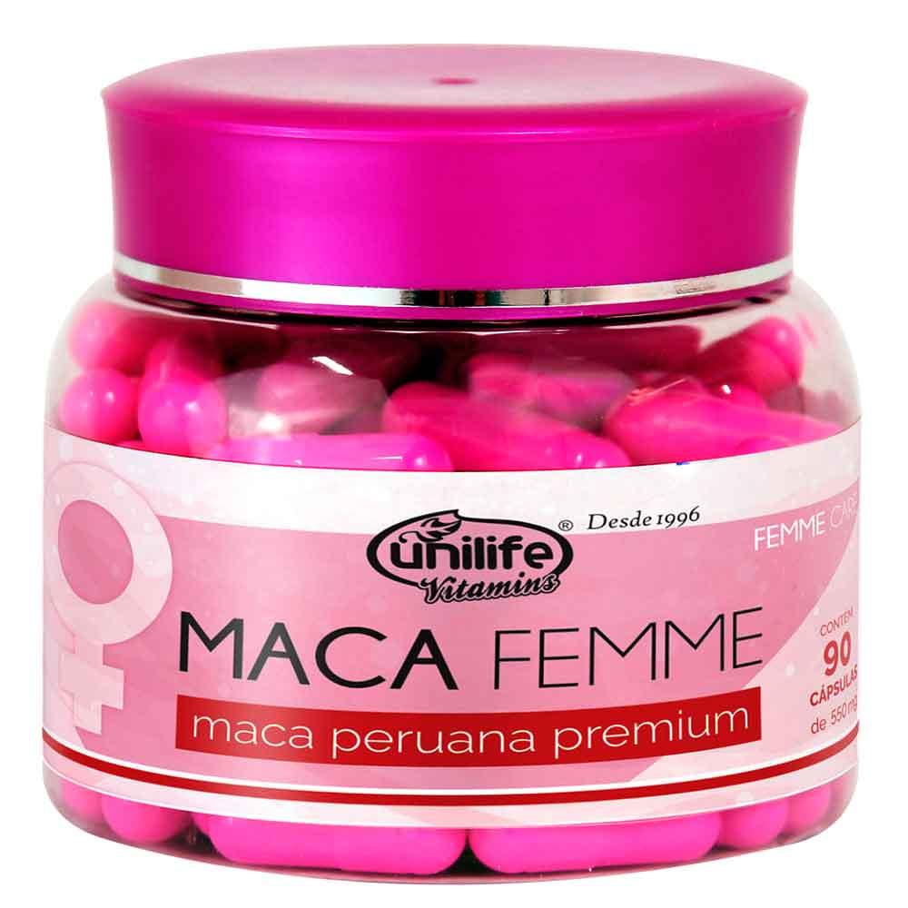 Maca Femme Maca Premium Unilife 90 Cáps