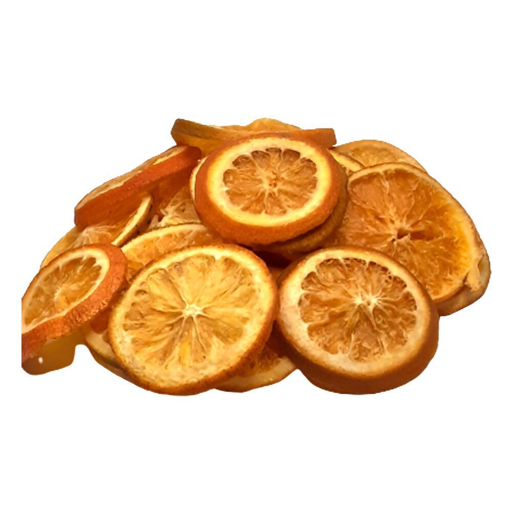 Laranja com Casca em Rodelas Desidratada (Granel 200g)