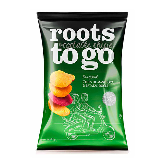 Mandioca e Batata Doce Chips Original Roots To Go 45g