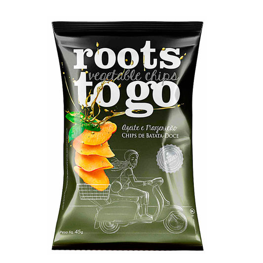 Batata Doce Rosada Azeite De Oliva e Manjericão Roots To Go 45g