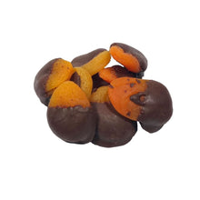 Damasco Coberto com Chocolate 50% Cacau Vegano, Adoçado com Stévia – A Granel 100 g