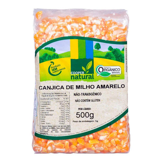 Canjica de Milho Amarelo Orgânico Coopernatural 500g