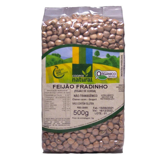 Feijão Fradinho (Feijão de Corda) Orgânico Coopernatural 500g