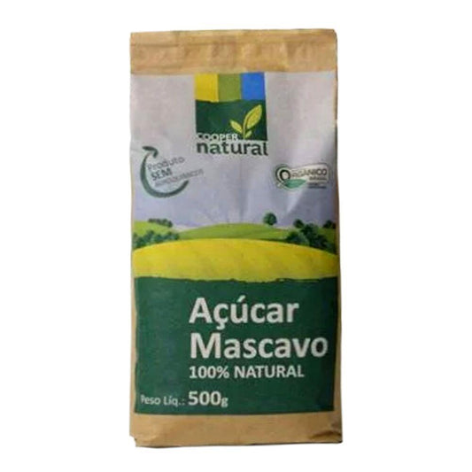 Açúcar Mascavo Orgânico Coopernatural 500g