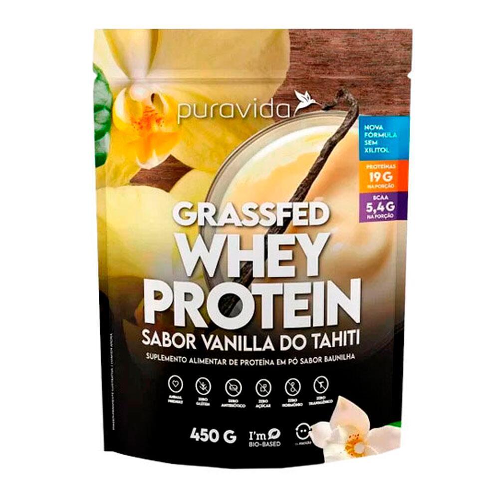 Grassfed Whey Protein Vanilla Tahiti Puravida 450g