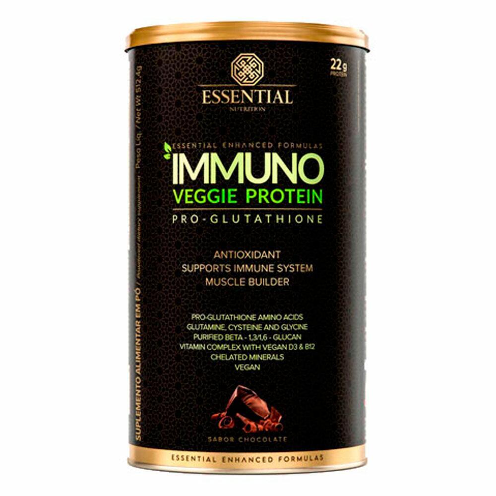 Proteína Vegetal Immuno Veggie Protein Essential Nutrition 512g