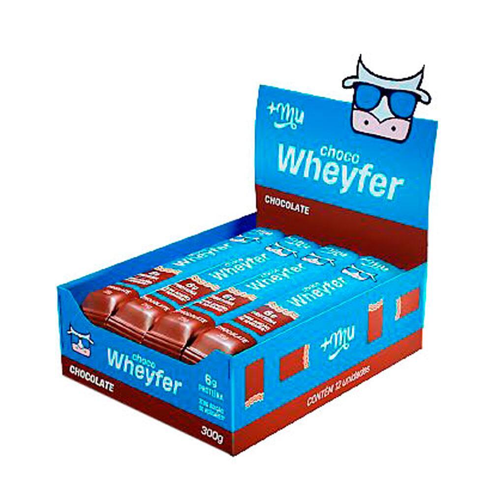 Wafer Chocowheyfer Sabor Chocolate +Mu (Cx c/ 12un de 25g)