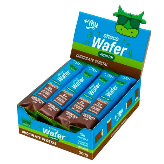 Wafer Vegano Chocowafer Chocolate +Mu (Cx c/ 12un de 25g)