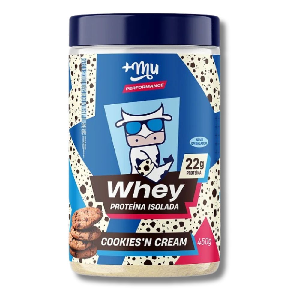 Whey Protein Isolado Cookies & Cream +Mu 450g