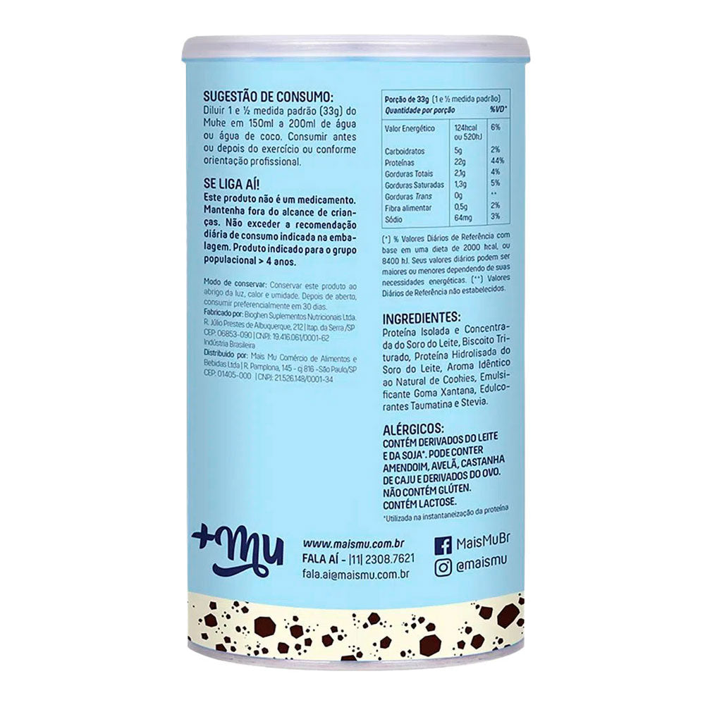 Whey Protein Isolado Cookies & Cream +Mu 450g