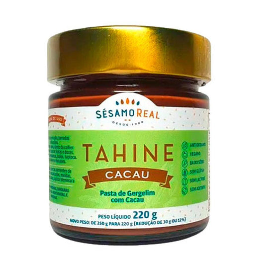 Tahine com Cacau Sésamo Real 220g