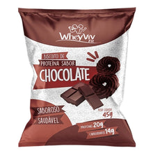 Biscoito Proteico Wheyviv Sabor Chocolate 45g