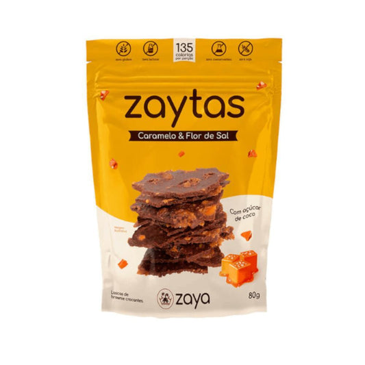 Zaytas Caramelo e Flor de Sal Zaya 80g	