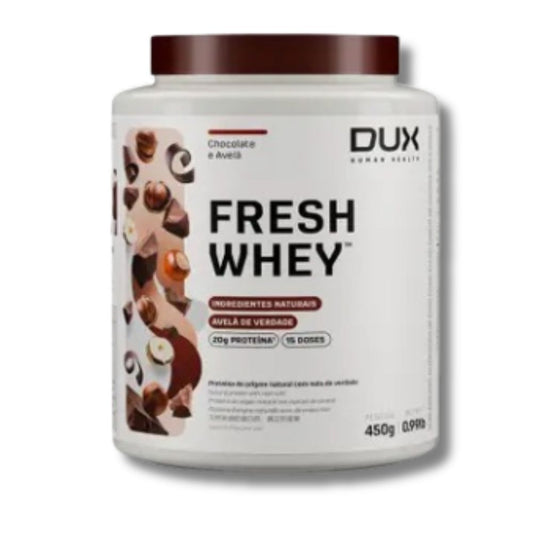 Fresh Whey Chocolate  e Avelã  Dux 450g