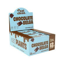 Barra de Proteína Eat Clean Sabor Chocolate Belga - Caixa com 12 unidades de 45 g