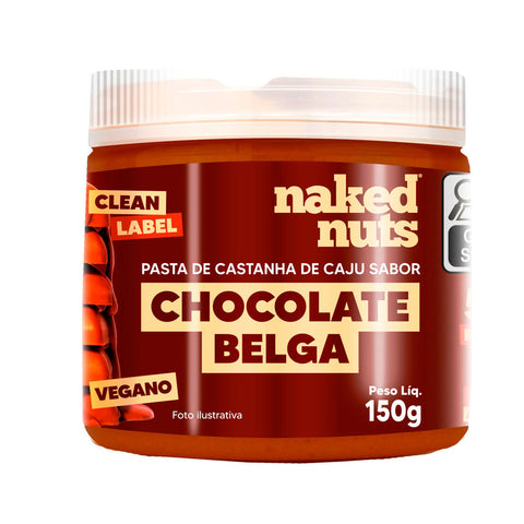 Pasta de Castanha de Caju com Chocolate Belga Naked Nuts 150g