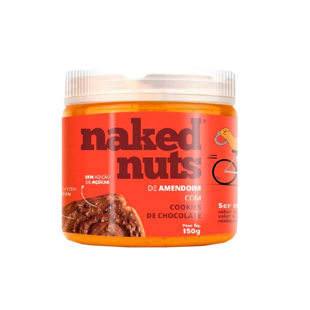 Pasta de Amendoim com Cookies de Chocolate Naked Nuts 150g