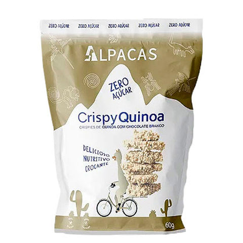 Crispy Quinoa Chocolate Branco Zero Alpacas 60g