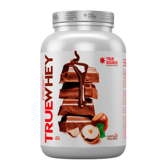 True Whey Hidrolisado e Isolado Chocolate com Avelã True Source 837g