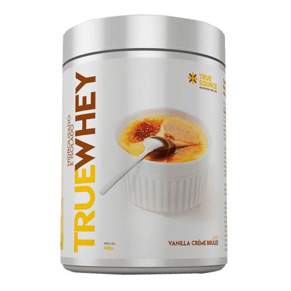 True Whey Hidrolisado e Isolado Vanilla e Creme Brulle True Source 418g