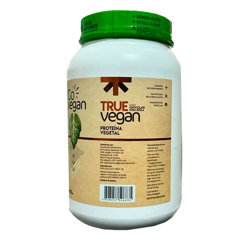 True Vegan Proteína Isolada Vegana Chocolate com Avelã True Source 837g