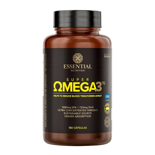 Super Ômega-3 TG 1G Essential Nutrition 90 Caps