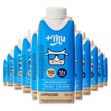 +Mu Bebida Láctea UHT Cappuccino Pronta para Beber 250 ml (Caixa com 24 Unidades)