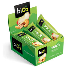 biO2 Nuts Barra de Castanhas e Frutas Sabor Maçã – Caixa com 12 unidades de 25 g